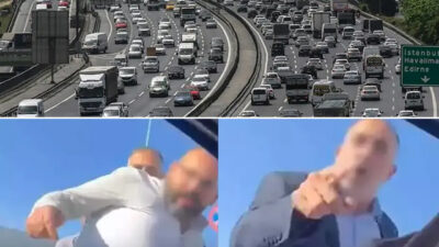 Trafik magandaları şimdi yandı