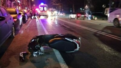 Otomobille çarpışan motosikletin sürücüsü öldü