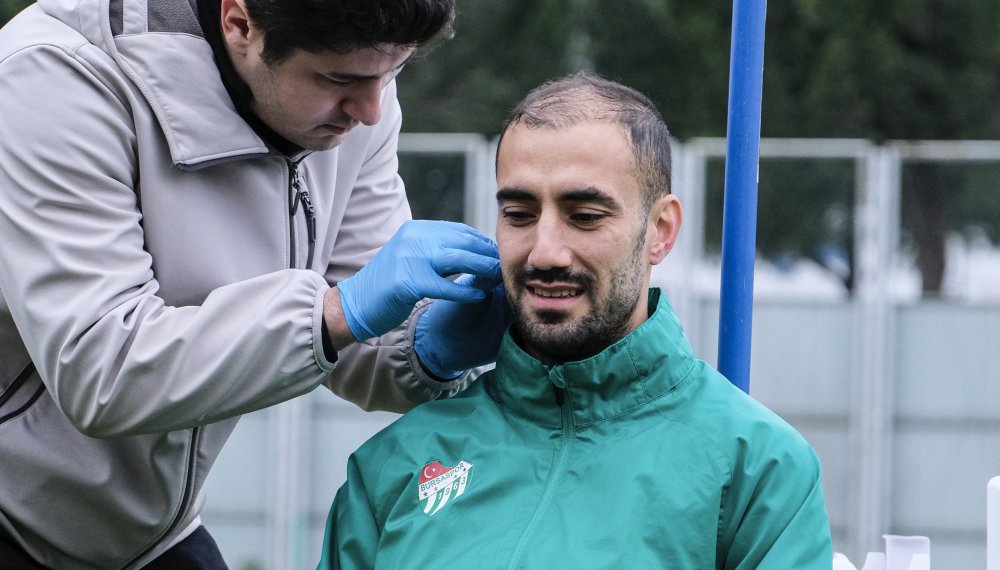 Bursaspor laktat testinden geçti