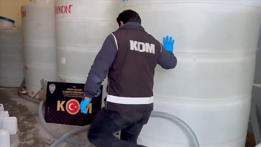 Yılbaşı öncesi dev operasyon: 91 bin 384 litre…