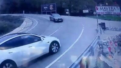 Bursa’da Uludağ yolu buz pistine döndü! Kazalar kamerada…