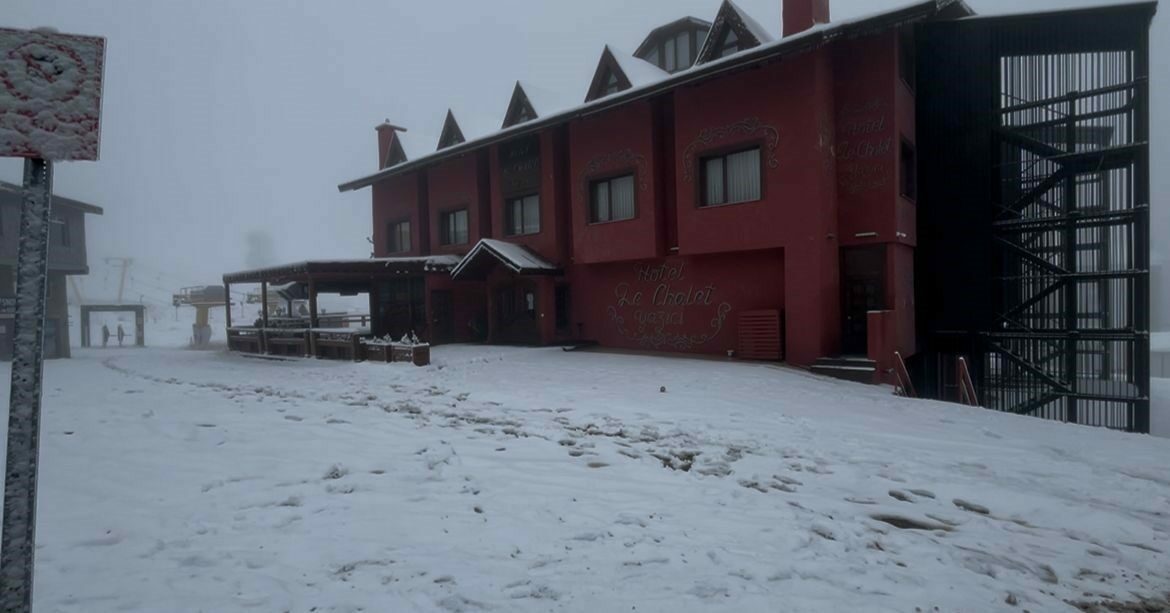 Uludağ’da kar sevinci Uludağ’da kar sevinci