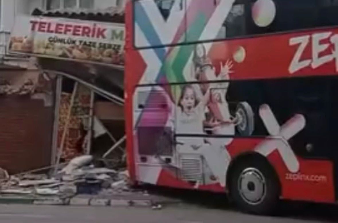 Bursa’da çift katlı otobüs dehşeti