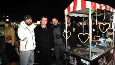 Başkan Aydın Yeni Yıl Festivali’nde vatandaşla buluştu