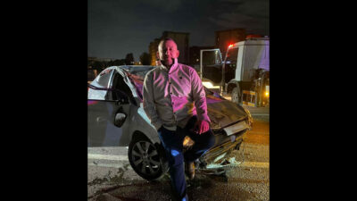 Yer: Bursa… Kaza sonrası böyle poz verdi