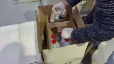 Yılbaşı öncesi 2 bin 850 litre sahte etil alkol ele geçirildi