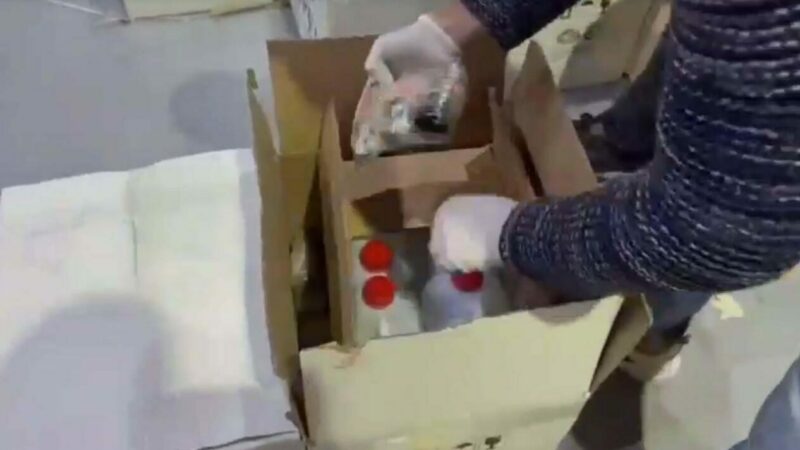 Yılbaşı öncesi 2 bin 850 litre sahte etil alkol ele geçirildi