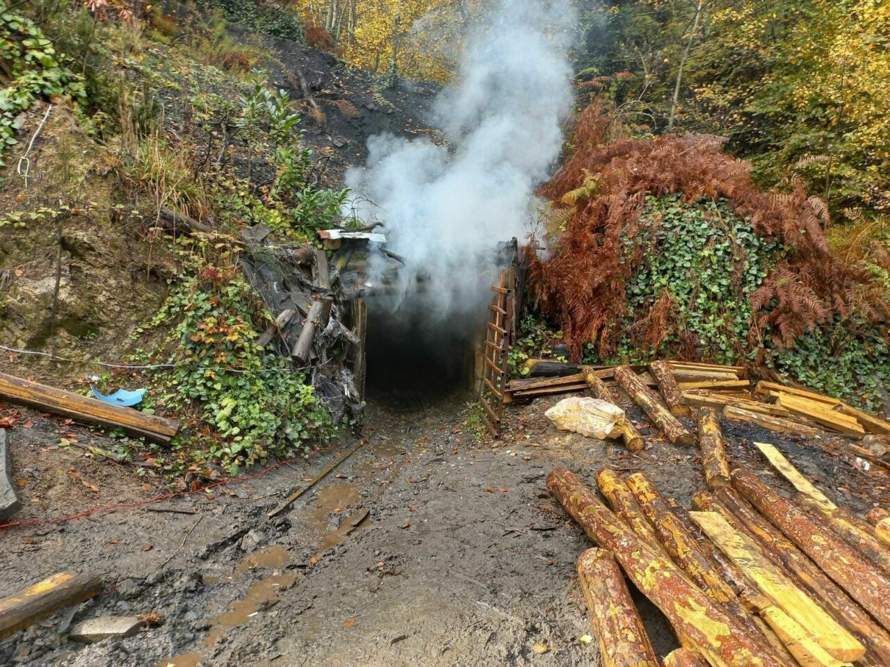 Zonguldak’ta 7 kaçak maden ocağı imha edildi