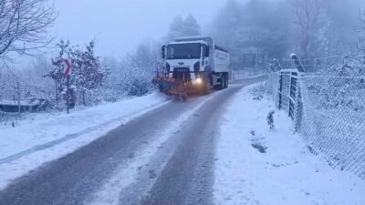 Bursa’da kapanan yollara Büyükşehir müdahalesi