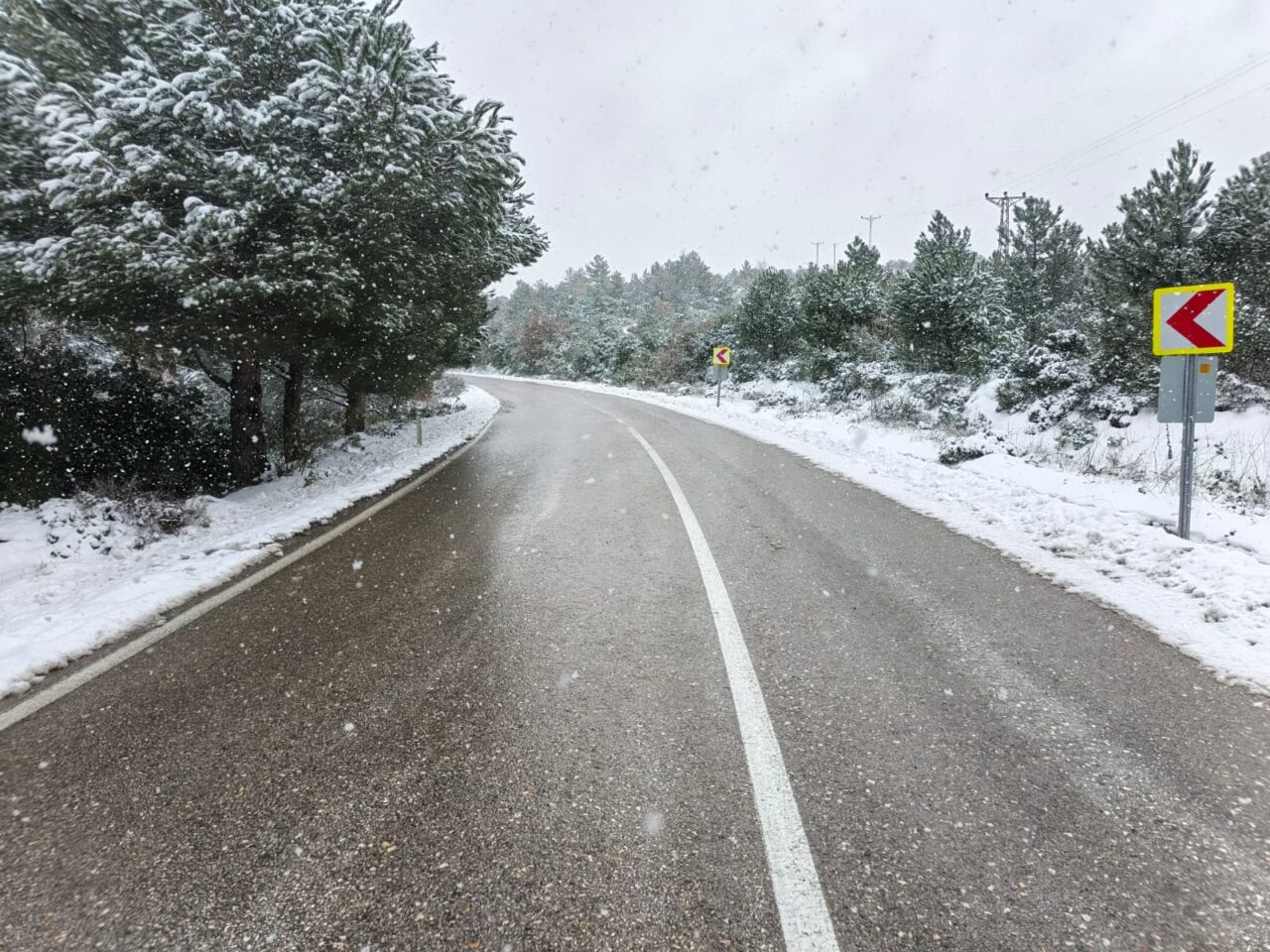 Bursa Gemlik’te karla mücadele