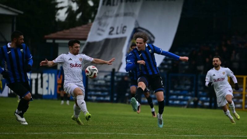Karacabey Belediyespor’u 85. dakikada Yasin Ozan’ın attığı golle deplasmanda 1-0