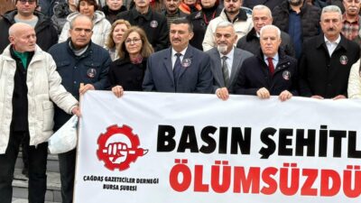 Bursa’da Uğur Mumcu için anma yürüyüşü