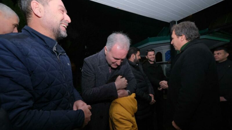 İnegöl’de helva kazanları kandil için kaynadı Peygamber Efendimiz Hazreti Muhammed’in (s.a.v.) Allah’ın huzuruna yükseldiği gece olarak