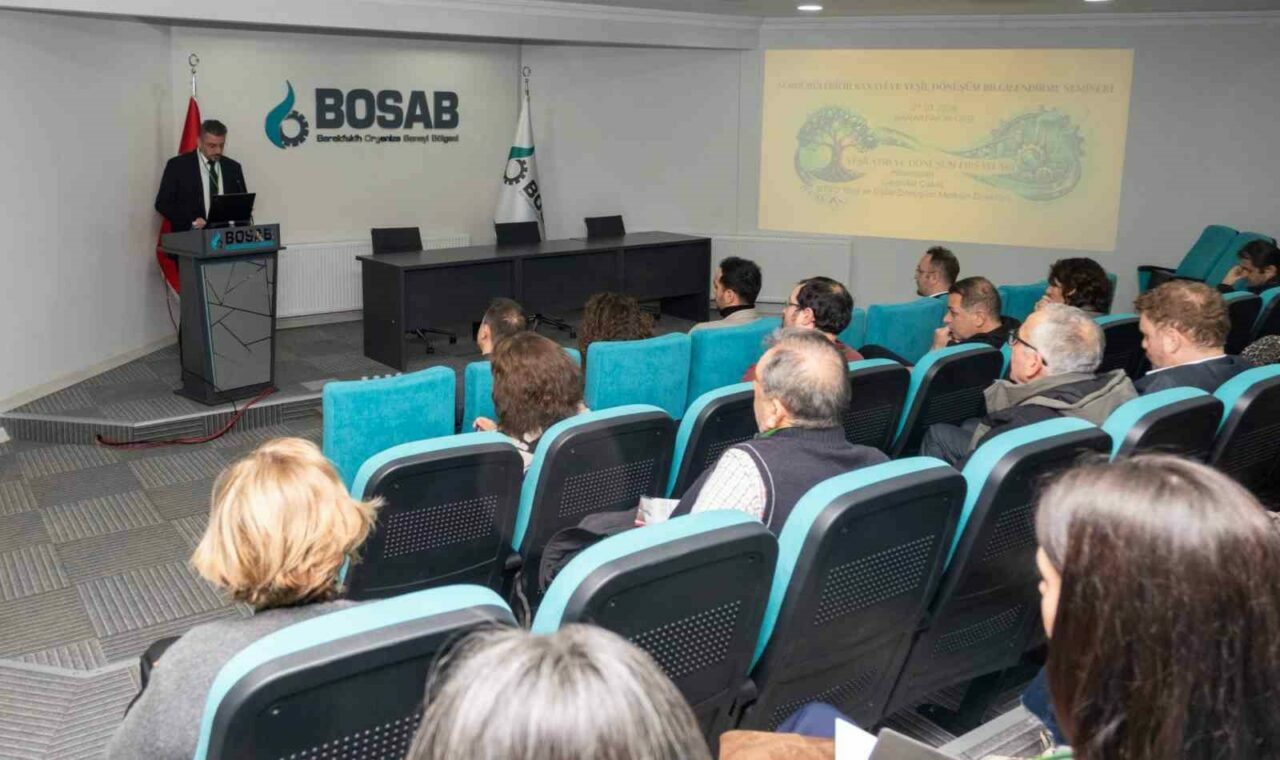 BOSAB sanayicisine yeşil dönüşüm rehberi BOSAB sanayicisine yeşil dönüşüm rehberi