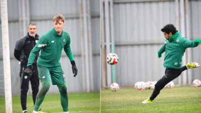 Bursaspor taktik çalıştı Bursaspor taktik çalıştı