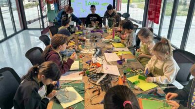 Bursa Nilüferli çocuklar hem eğleniyor hem öğreniyor