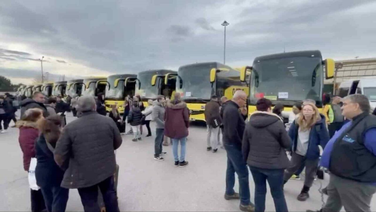 Bursa Terminali’nde yılbaşı dönüş yoğunluğu