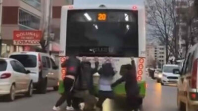 Bursa’da çocukların tehlikeli yolculuğu