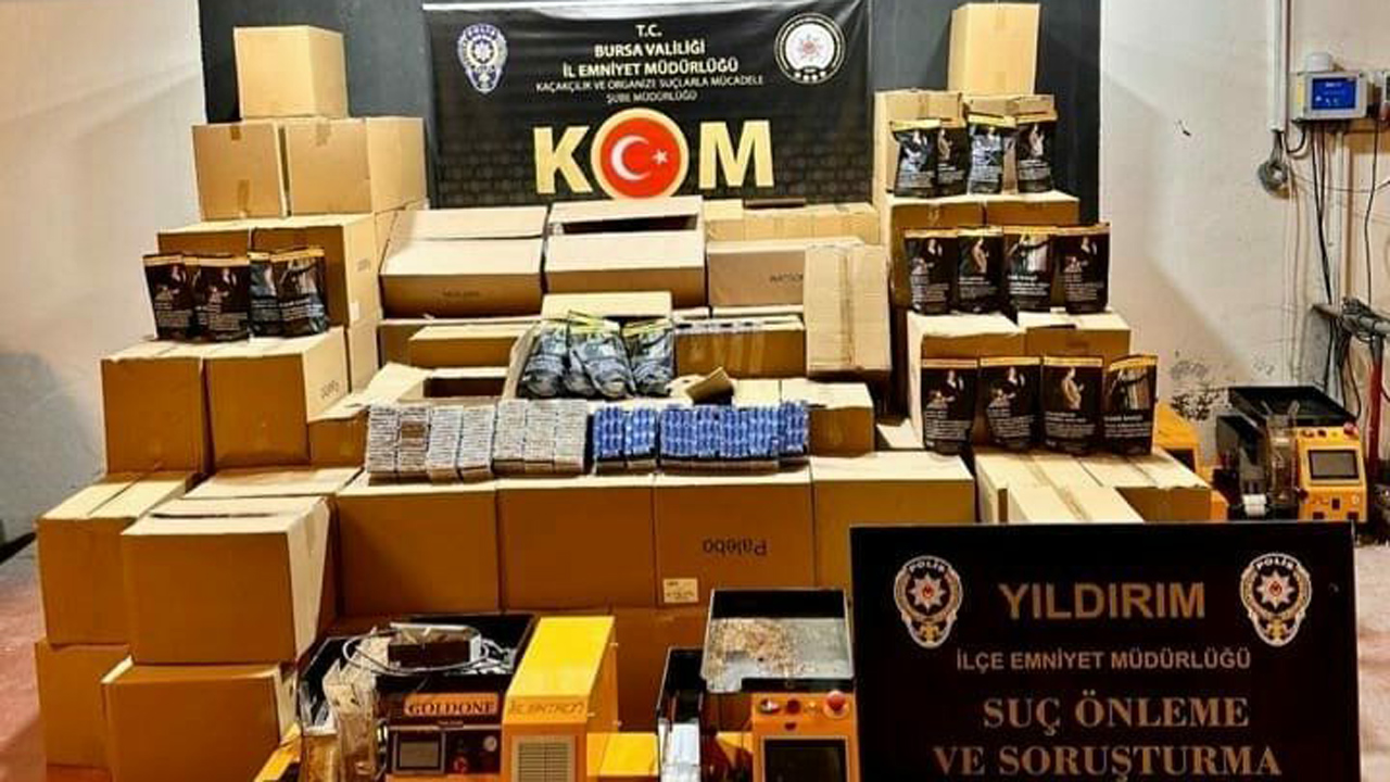 Bursa’da kaçakçılık operasyonu: 460 kilo tütün ele geçirildi