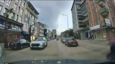 Bursa’da kaza anı