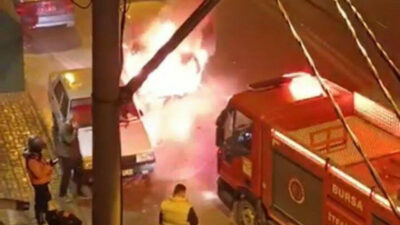 Bursa’da korku dolu anlar! Seyir halindeyken…