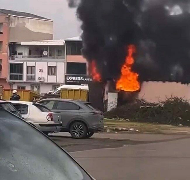 Bursa’da korkutan yangın