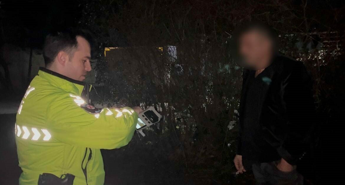 Bursa’da polisin alkollü sürücüyle imtihanı