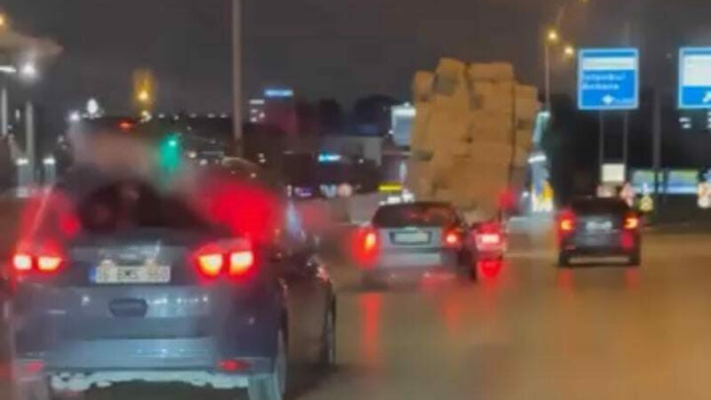 Bursa’da tehlikeli taşımacılık Bursa’da tehlikeli taşımacılık