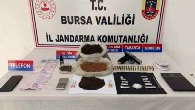 Bursa’da uyuşturucu operasyonu: Çok miktarda madde ele geçirildi