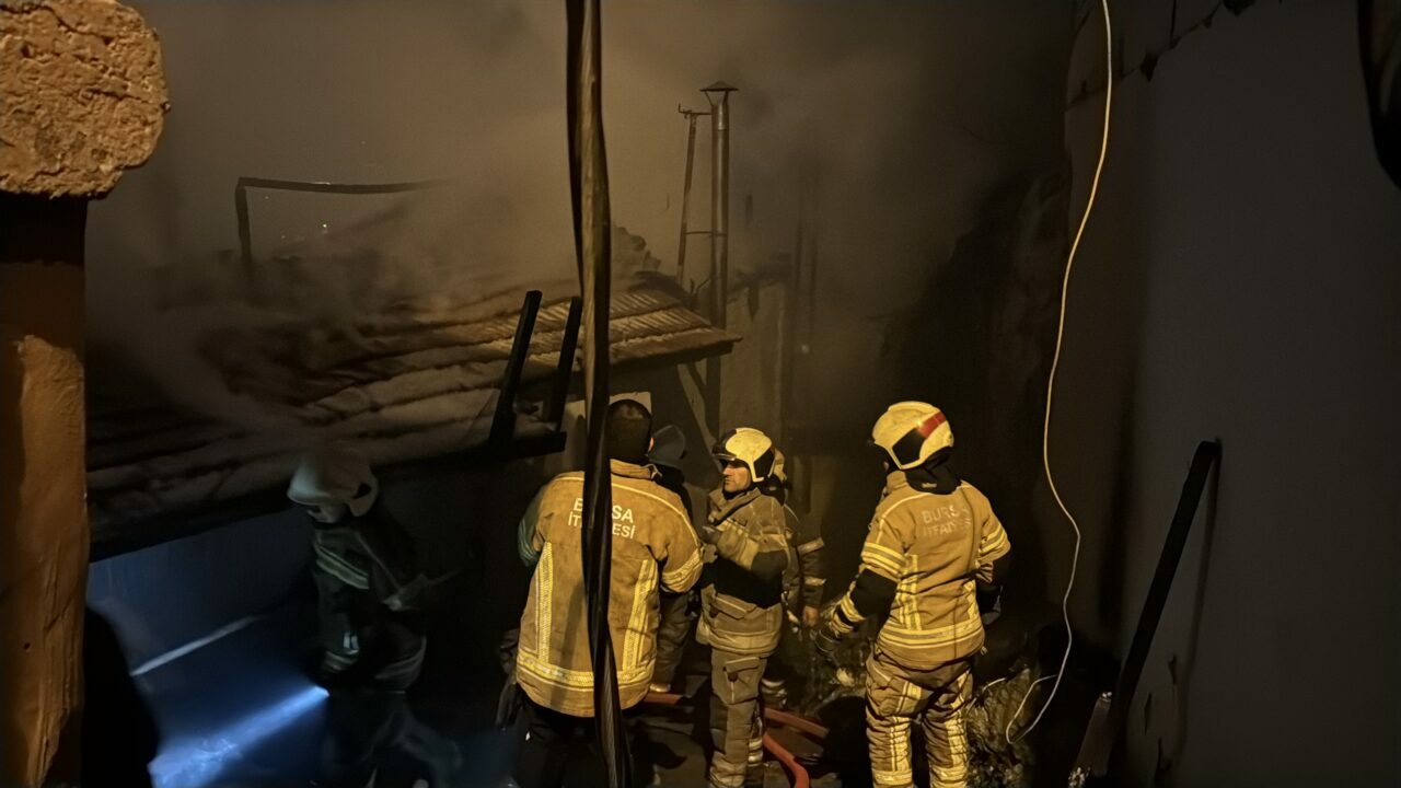 Bursa’da yangın paniği