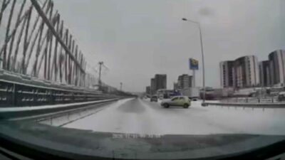 Bursa’da yoğun kar yağışı kazaları beraberinde getirdi