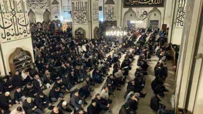 Bursalılar Miraç Kandili’nde Ulucami’ye akın etti