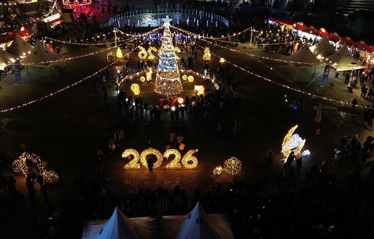 Bursalılar yeni yıla böyle girdi