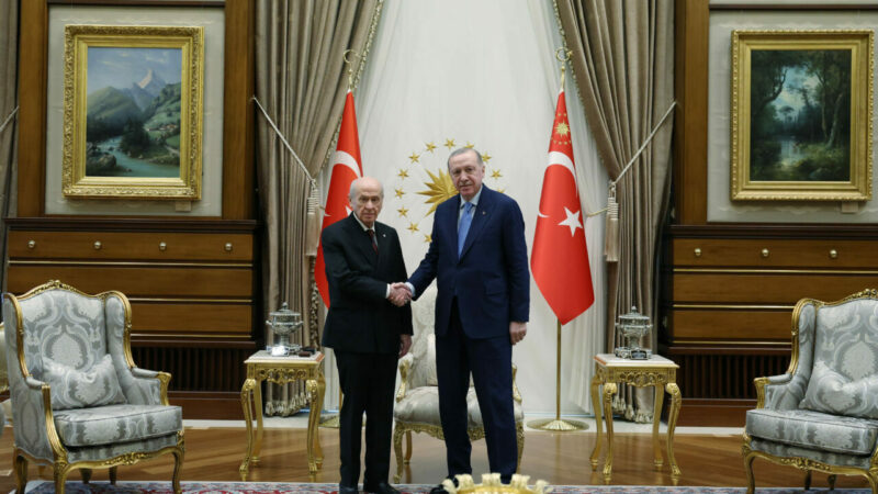 Cumhurbaşkanı Recep Tayyip Erdoğan, MHP Genel Başkanı Devlet Bahçeli'yi kabul