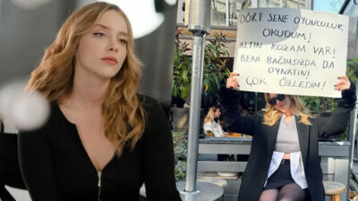 Ünlü isimden pankartlı çağrı