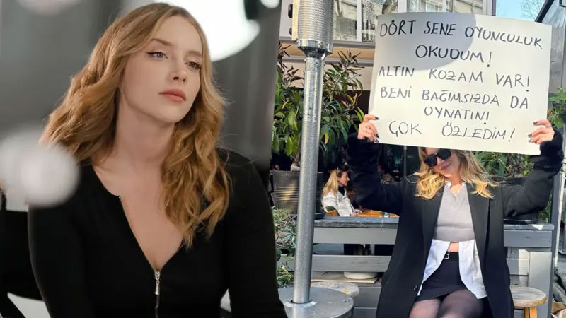 Ünlü isimden pankartlı çağrı