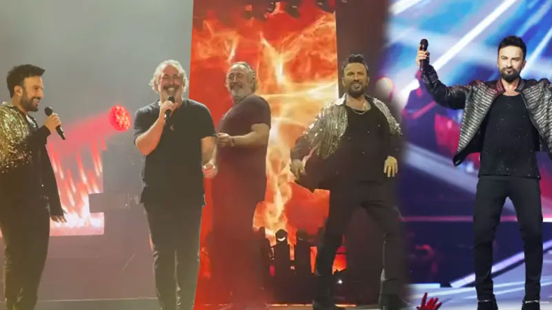 Tarkan konserinde Cem Yılmaz sürprizi! İşte sosyal medyaya damga vuran görüntüler