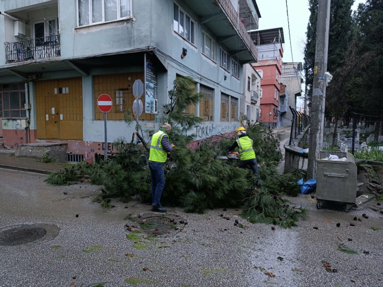 Bursa’da lodosla mücadele