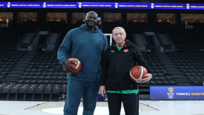 Cumhurbaşkanı Erdoğan ile Shaquille O’Neal buluştu