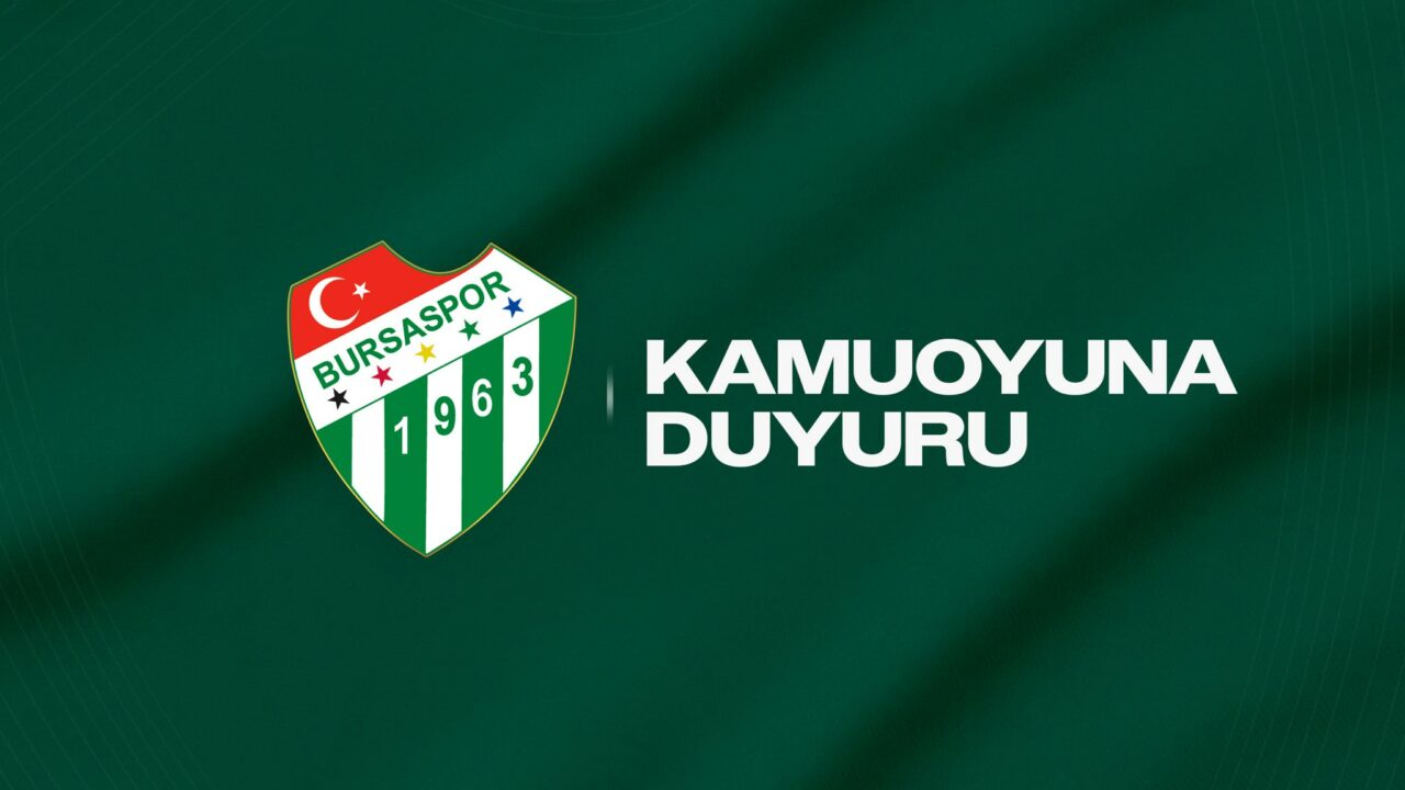 Bursaspor’dan ayrılık duyurusu