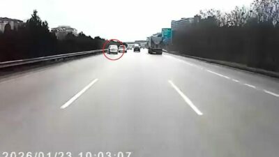 Görüntüler Bursa’dan… Son anda kurtuldu