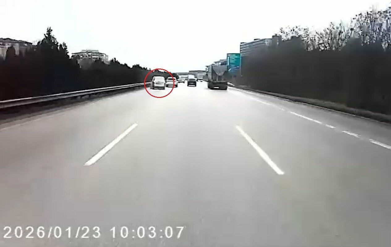 Görüntüler Bursa’dan… Son anda kurtuldu