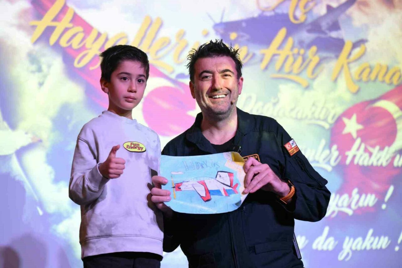 HÜRKUŞ’un baş test pilotu Murat Özpala Bursa’da! GUHEM’de deneyimlerini paylaştı