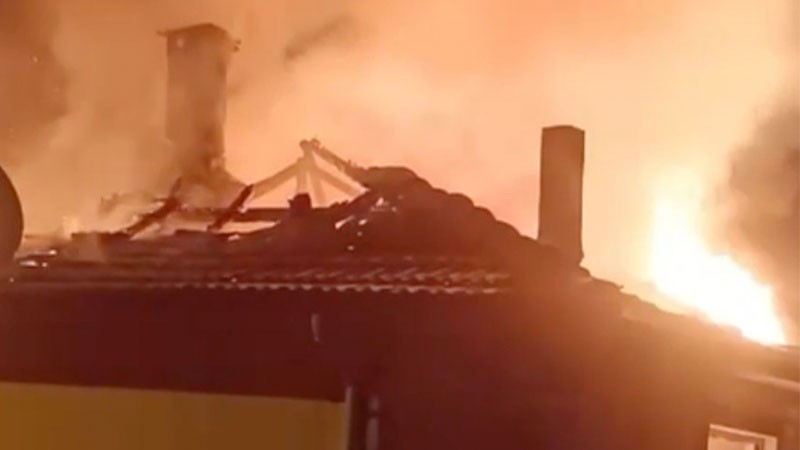 Bursa’da yılbaşı gecesi korkutan yangın