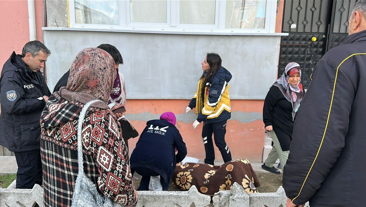 Balkondan düşen kadın yaralandı