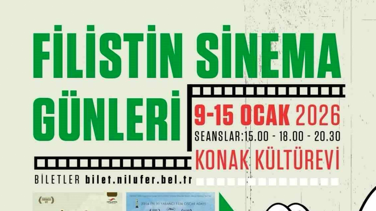 Bursa Nilüfer’de ‘Filistin Sinema Günleri’ başlıyor Bursa Nilüfer’de ‘Filistin Sinema Günleri’ başlıyor