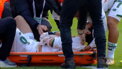 Bursaspor’da şok sakatlık! Yeni transfer maça devam edemedi