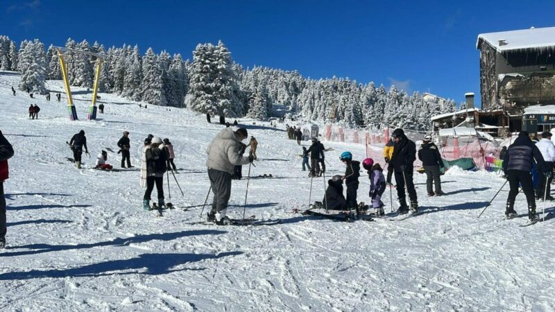 Uludağ’da kar kalınlığı 1 metreye yaklaştı