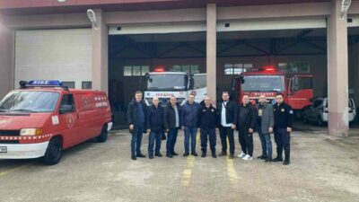 Üsküp’ten itfaiye gönüllü timleri Mudanya’da