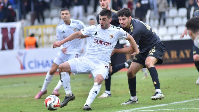 TFF 2.Lig Beyaz Grup’ta mücadele eden İnegölspor, 1-0 öne geçip